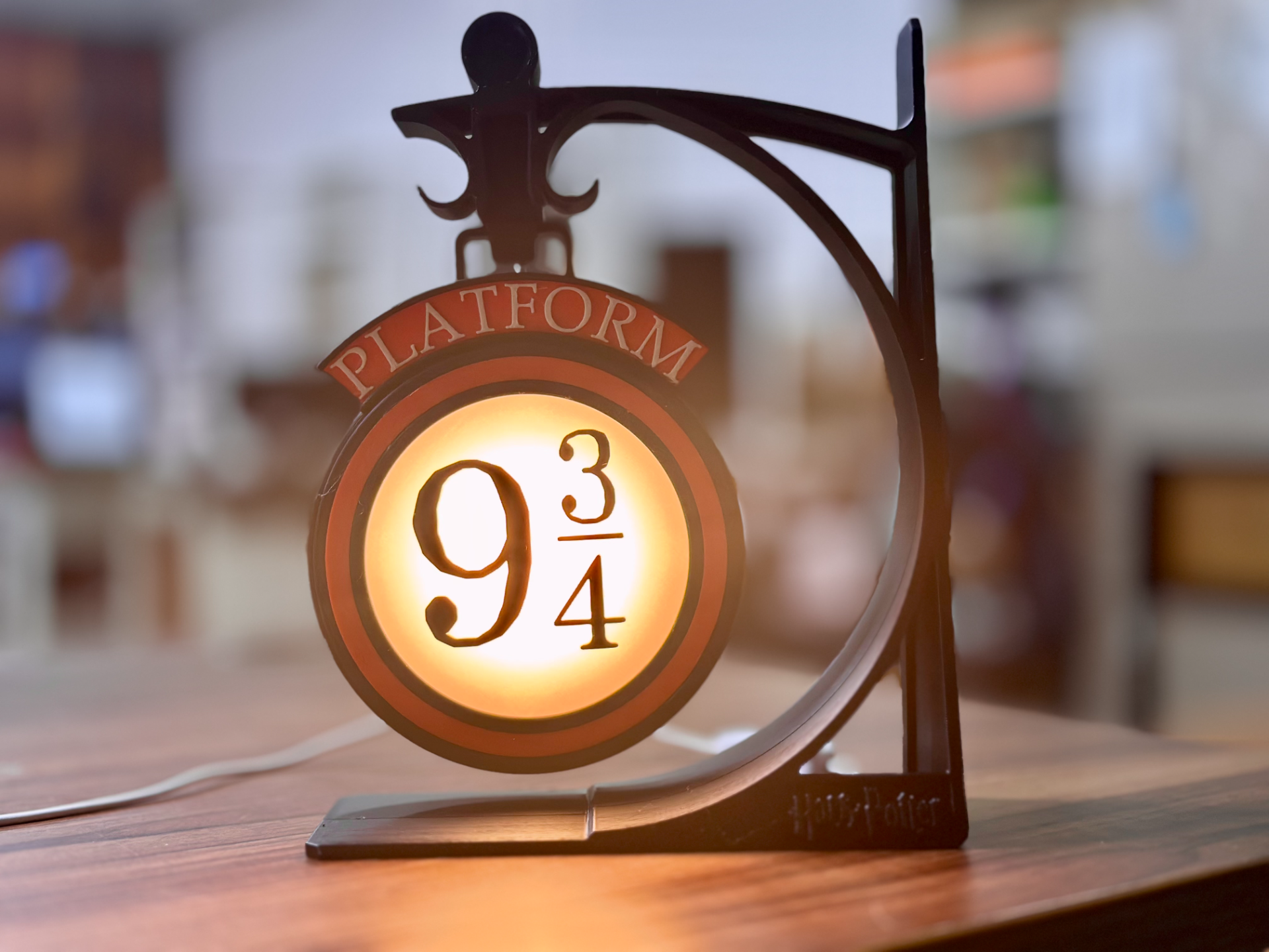 Luminária Plataforma 9 3/4 Harry Potter